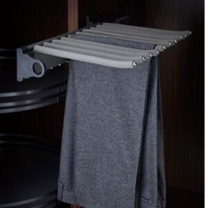 Sliding Single Row Pants Rack