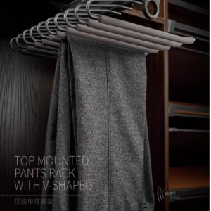 Sliding Side Mounted Pants Rack